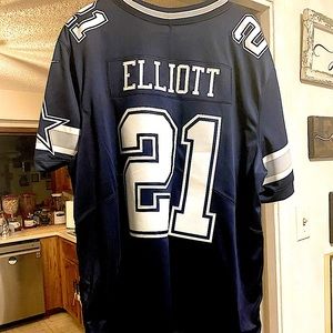 🏈NWT NFL ON-FIELD NIKE✔️ Dri-Fit COWBOYS JERSEY #21 ELLIOTT Father’s Day Gift🏈